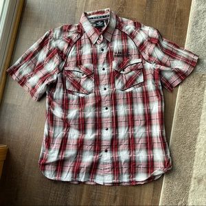 Harley-Davidson Men's Button Down Short Sleeve